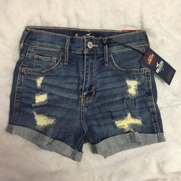 Hollister Advanced Stretch High-Rise Denim Short - Picture 4 of 6